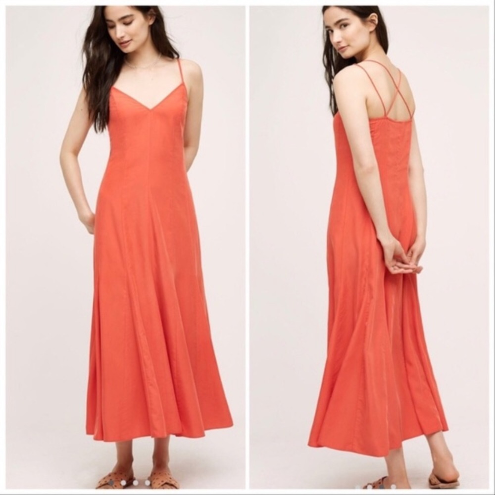 Anthro HD in Paris Sassafras Slip Maxi Dress